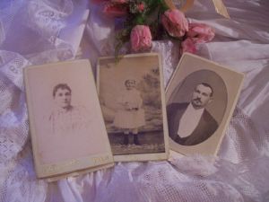 3 charmantes photos anciennes, homme, femme, enfant, 1900