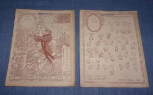 2 charmants petits cahiers anciens de dessin ( jamais utilisés)