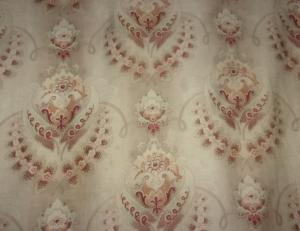 " Tissu ancien fleuri , 1900