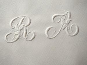 monogramme ancien RA
