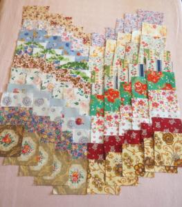  Lot de 100 coupons de tissus anciens pour patchwork 