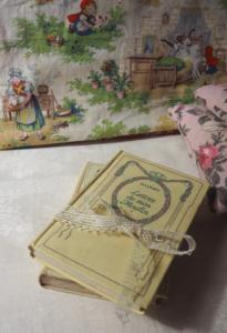 2 charmants petits livres anciens ,COLLECTION NELSON, déco shabby, La pucelle de France , Les lettres de mon moulin
