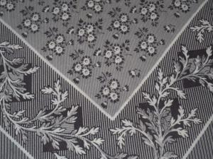 Tissu ancien  petites fleurs pour créations