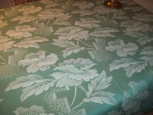  JOLIE TOILE A MATELAS ANCIENNE ART DECO . SHABBY