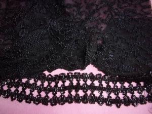  Lot de perles noires anciennes pour réutilisation