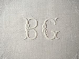 Monogramme ancien BC ou BG
