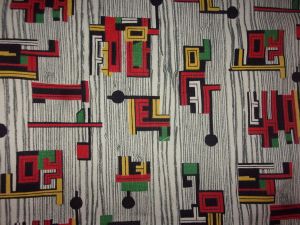 TISSU ANCIEN ANNEES 60