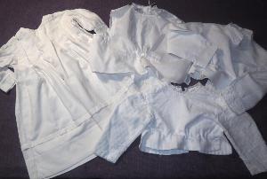 layette ancienne, lot de petits vêtements anciens enfant, 19 ème, poupée