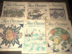 6 revues anciennes MON OUVRAGE, années 30 ****** 1930