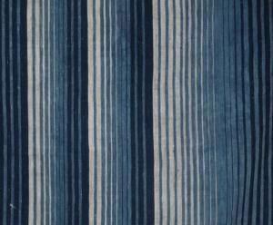 Tissu ancien, tissage dans une gamme de coloris bleus