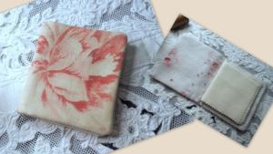  Petit carnet pour ranger les aiguilles , tissus anciens