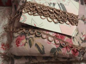 FIN GALON ANCIEN SOYEUX beige rosé