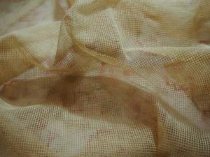 résille ancienne de coton, filet, tissu ancien