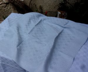  6 SERVIETTES ANCIENNES DC , coloris bleu