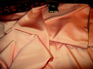 FIN TISSU ANCIEN ROSE / /LINGERIE