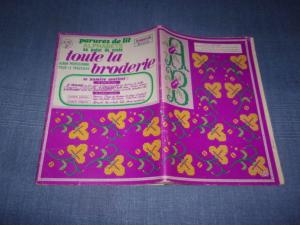  Toute la Broderie , revue ancienne , n° 143, 1968