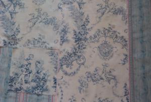 Tissus anciens pour patchwork, scrapbooking, motifs anges