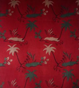 Tissu ancien , années 1930/ 1950, art déco
