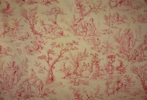  TISSU VINTAGE IMPRESSIONS TOILE DE JOUY
