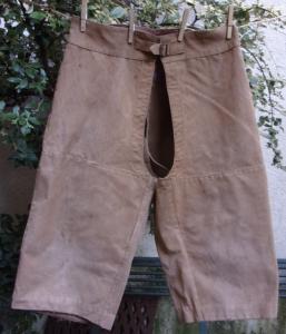 pantalon cuissard  vintage , vêtement de chasse et de travail , St Etienne