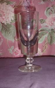  Grand verre ancien " bistrot" , 1900/ 19 ème