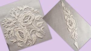  Broderies anciennes de coiffe régionale