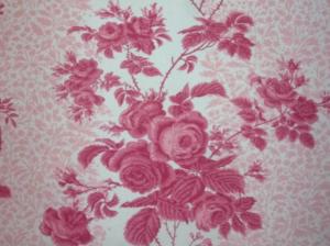 Un tissu ancien jolies roses et jolis coloris