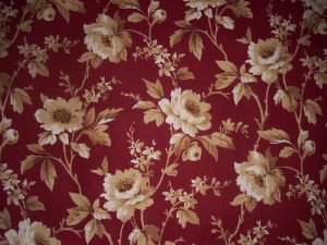  TISSU ANCIEN JOLIES FLEURS