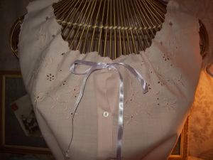  JOLI CHEMISIER ANCIEN..BUSTIER BRODE*
