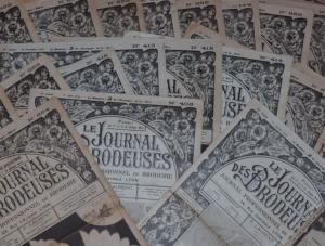 - Le journal des brodeuses , revue ancienne * lot de 4 revues, lot 3, 1950