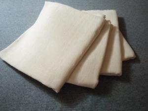 Lin ancien rustique pour créations, 2 coupons