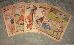 Un lot de 5 revues MON OUVRAGE année 1951