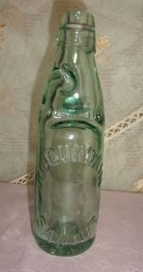 RARE BOUTEILLE ANCIENNE A BILLE. COLLECTION. DECO BISTROT