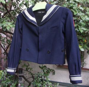  CHARMANTE PETITE VESTE ANCIENNE DE MARIN POUR ENFANT