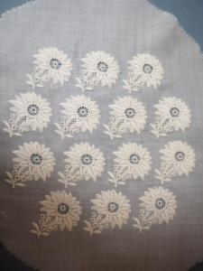 fond de coiffe ancien , superbe broderie, coiffe régionale