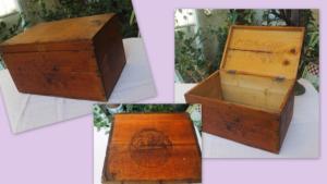 COFFRET ANCIEN AMIDON W. PETERSON