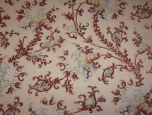 " JOLi  tissu ancien, 19 ème, motifs élégants