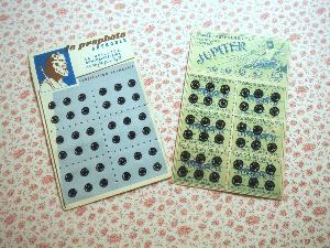 2 cartes anciennes de pressions, collection, mercerie ancienne