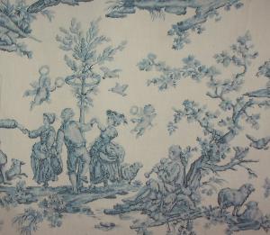  TISSU VINTAGE IMPRESSIONS TOILE DE JOUY