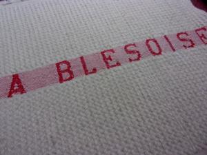 Tissage ancien LA BLESOISE, BLOIS, coussin , sac