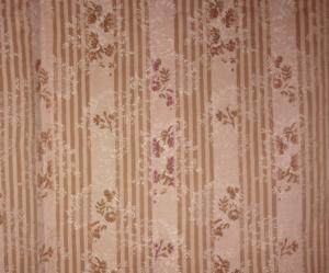 TISSU ANCIEN FLEURI/ TAPISSERIE.... TONS FANES