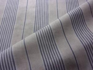 Toile à matelas ancienne, 19 ème , coloris bleu, déco nordique