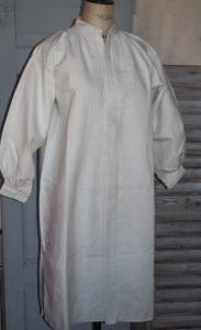 Très belle chemise ancienne pour homme, en lin, 19 ème