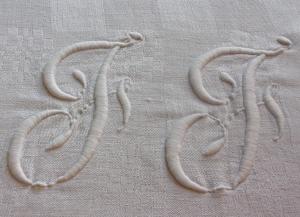  GRAND MONOGRAMME ANCIEN JJ OU FF