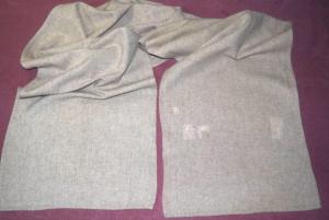 Ceinture de flanelle ancienne, vêtement de travail, campagne , ferme