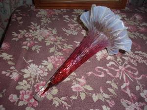  GRAND CORNET. TULIPE. BOUQUETIERE ANCIENNE 19 EME   ))))