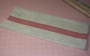 grand et beau torchon ancien en lin