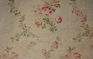  JOLI TISSU ANCIEN. COLORIS FANES