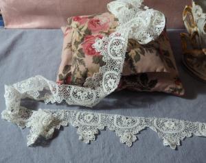 dentelle ancienne d'Irlande pour réutilisation