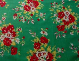 Un tissu ancien motifs de fleurs des champs